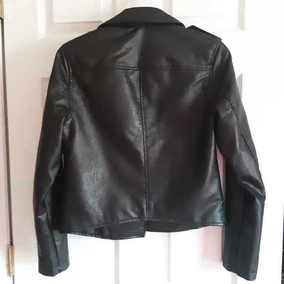 For @uniquenpink NWOT! Black Biker Jacket 💖 - Picture 7 of 8